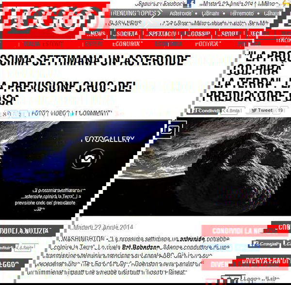 21 Agosto 2017: fine del mondo capitolo… definitivo