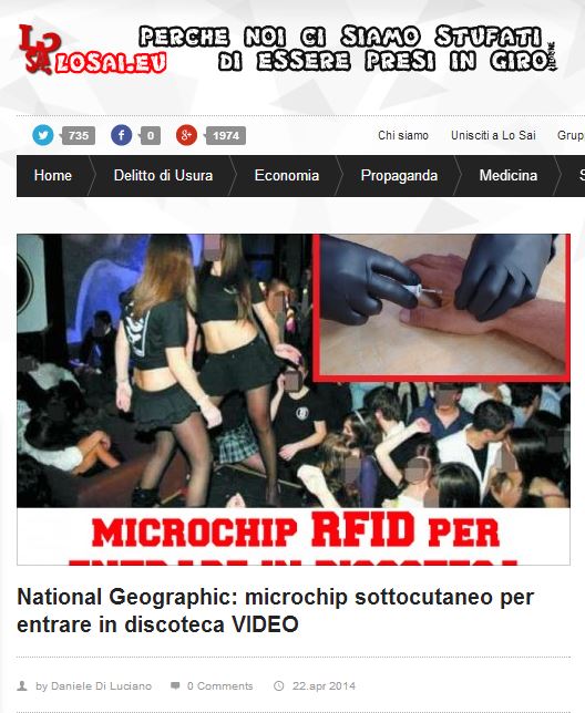 Chip RFID per entrare in discoteca?