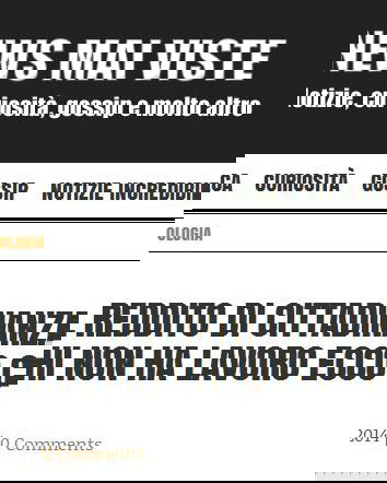 Arriva il reddito di cittadinanza?