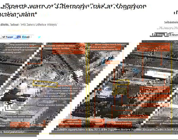 Reattore in Nord Corea a rischio disastro?
