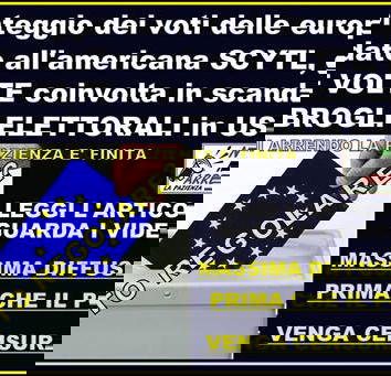 Brogli elettorali? Ma mi faccia il piacere…