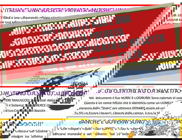 Il tuo certificato di nascita è un titolo di Stato?