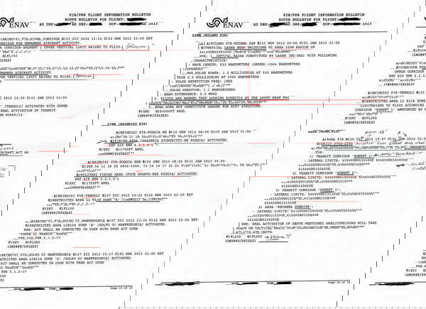 Documenti segreti sulle scie chimiche