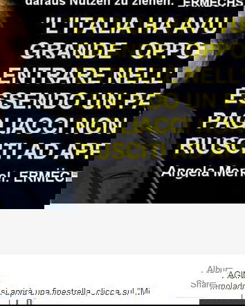 Ermechs Maioliken e Angela Merkel