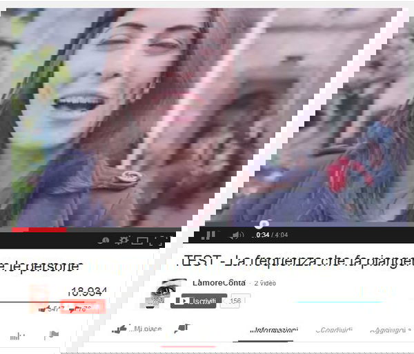 La frequenza che fa piangere le persone