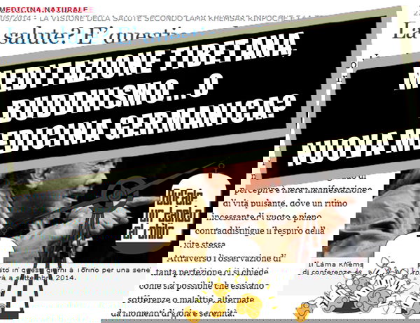 Meditazione e mantra o Nuova medicina germanica?