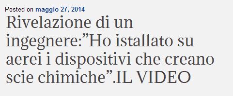 L’uomo che sussurrava alle scie