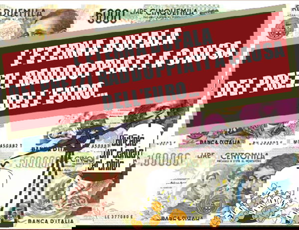 Il costo della vita: ieri e oggi