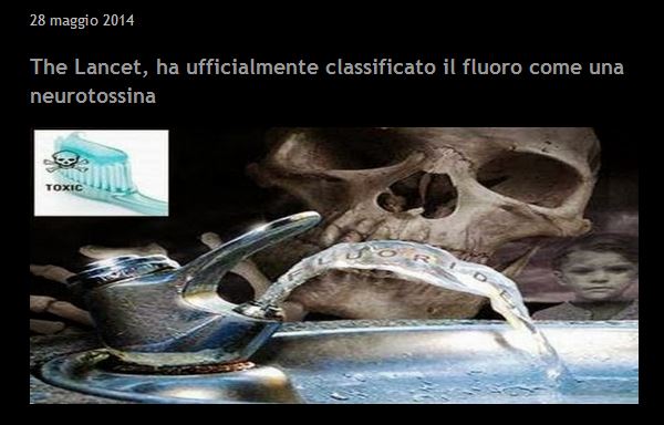 Un antico nemico: il fluoro