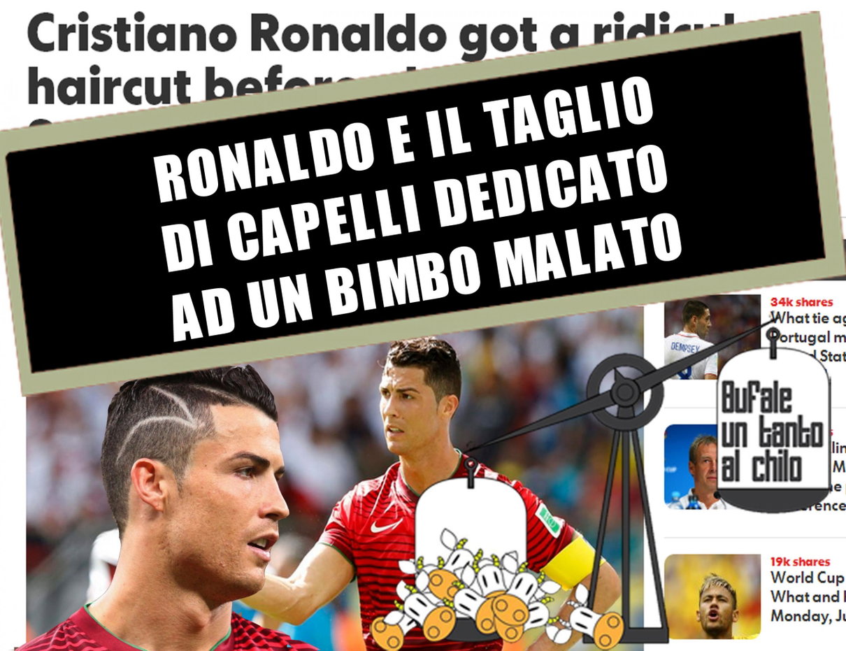 Cristiano Ronaldo e il taglio di capelli article-post