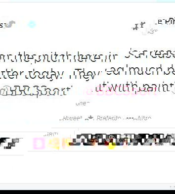 Campo da gioco dipinto di verde?