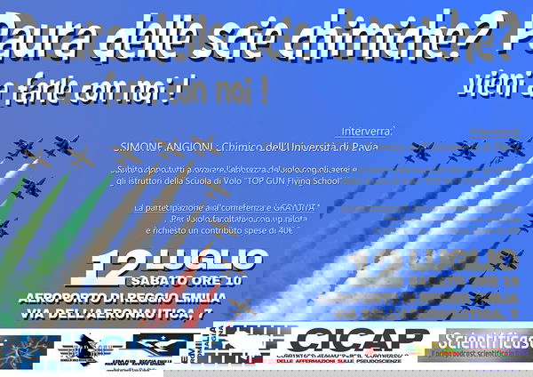 Il CICAP ti fa provare le scie chimiche!