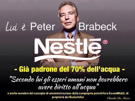 La Nestlé, l’acqua e i siti da boicottare…