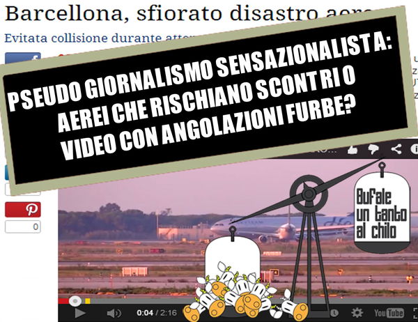 Il disastro aereo sfiorato a Barcellona