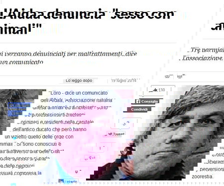 Sesso con animali: il solito Lorenzo Croce article-post