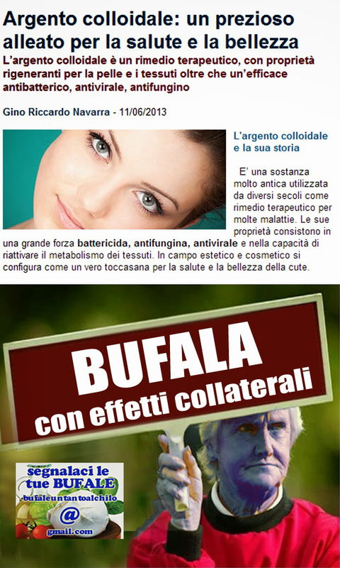 L’argento colloidale