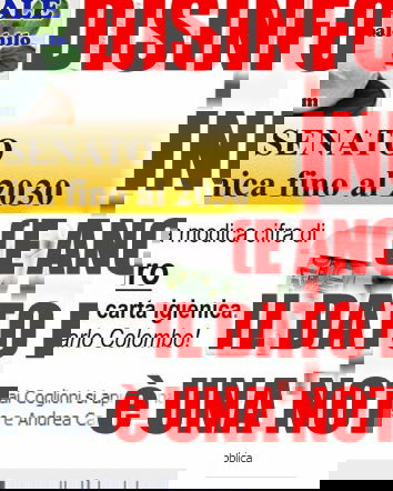 45 milioni di euro di carta?