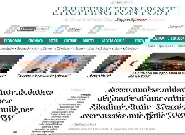 Grazie mille per avere ucciso mia figlia