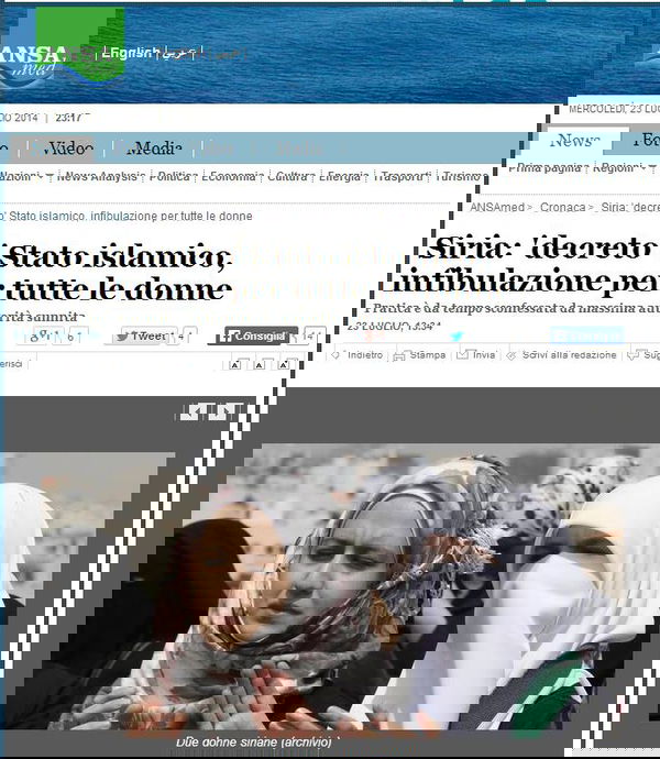 L’infibulazione di Abu Bakr al Baghdadi