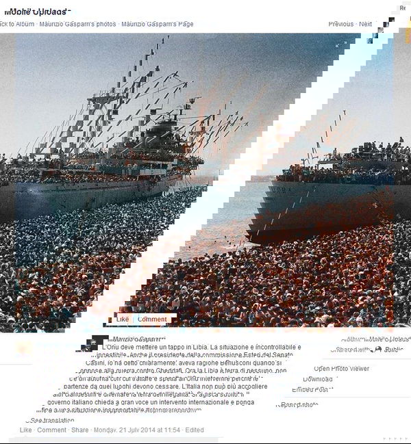 Dall’Albania nel 1991 o dalla Libia nel 2014?