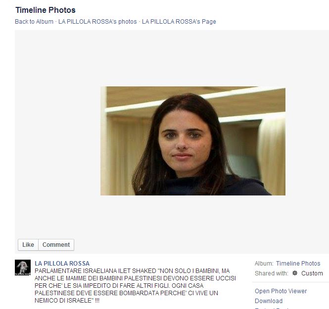 Le dichiarazioni di Ayelet Shaked article-post