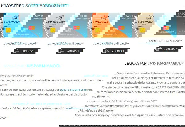 Bank Of Fuel, la fuffa è servita