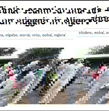 Il “sospetto” caso Ebola in Tirolo