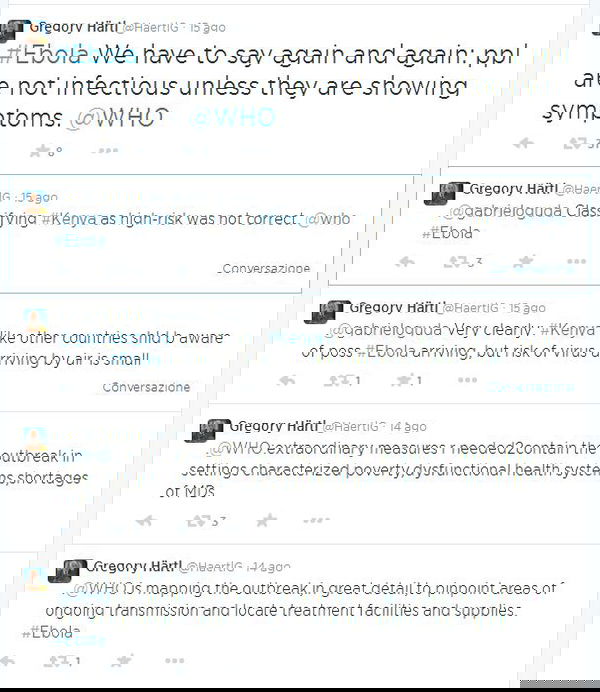 Attualmente Ebola: 17 agosto 2014