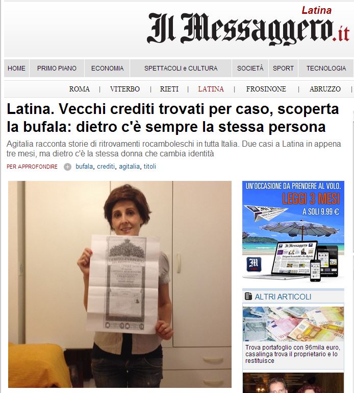 AGITALIA e la stampa article-post