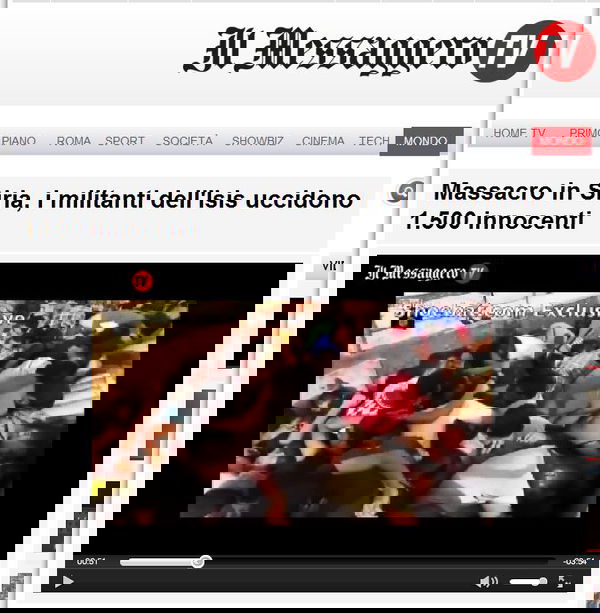 Massacro di 1500 innocenti in Siria?