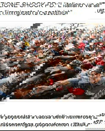 L’italiano va all’estero? Chissenefrega, l’immigrato lo sostituirà