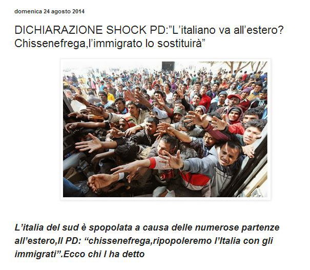 L’italiano va all’estero? Chissenefrega, l’immigrato lo sostituirà article-post