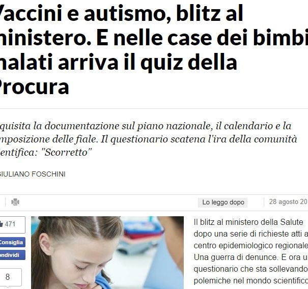 Blitz antivaccinista al ministero article-post