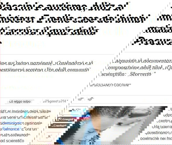 Blitz antivaccinista al ministero