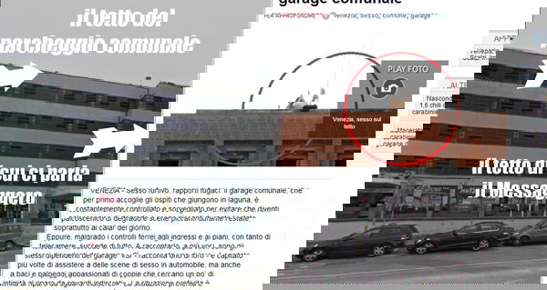 Sesso sulla terrazza del garage comunale?