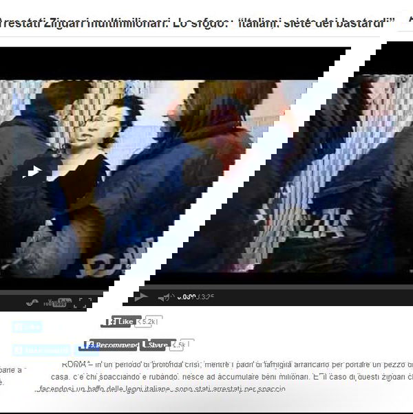 Gli zingari multilionari arrestati