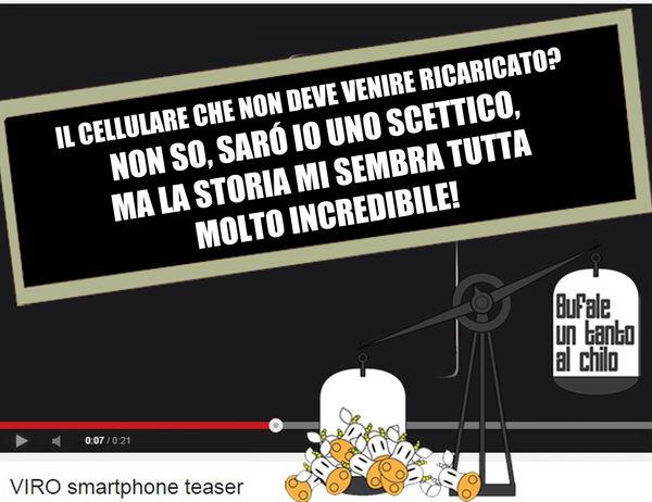 VIRO, lo smartphone che non si deve caricare?