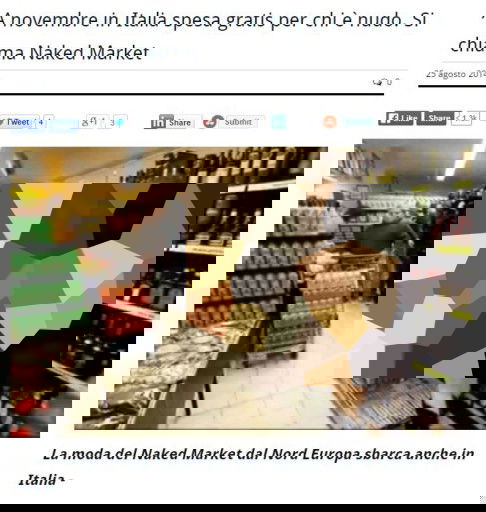 Il “Naked Market”, ovvero il giornalismo è muorto