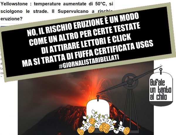 Il vulcano Yellowstone a rischio eruzione?