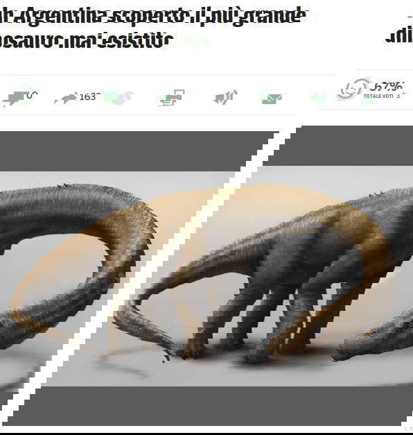 Il più grande dinosauro mai esistito article-post