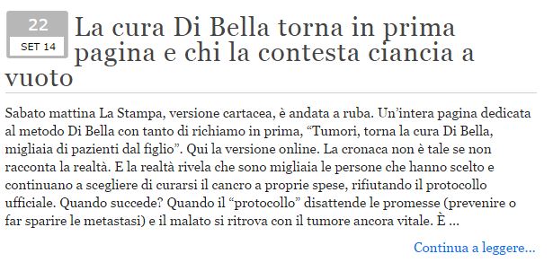 Il Metodo Di Bella e i tribunali article-post
