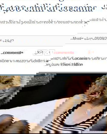 Paris Hilton e i 400 kg di cocaina