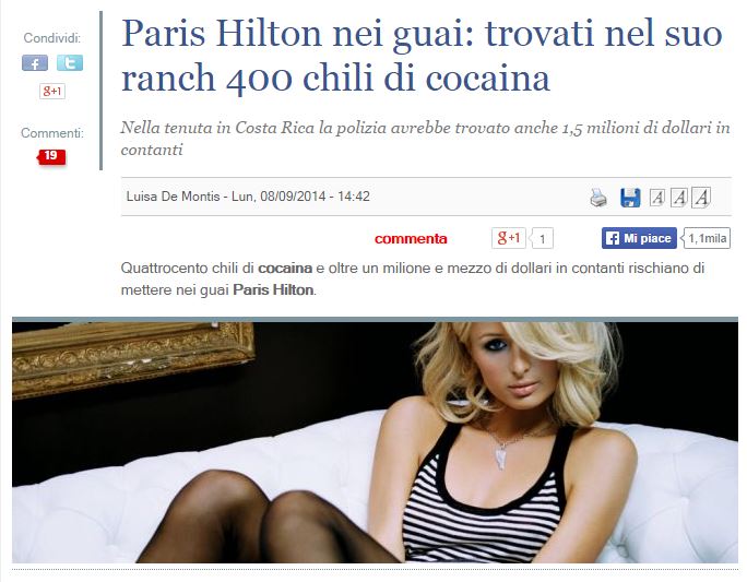 Paris Hilton e i 400 kg di cocaina article-post