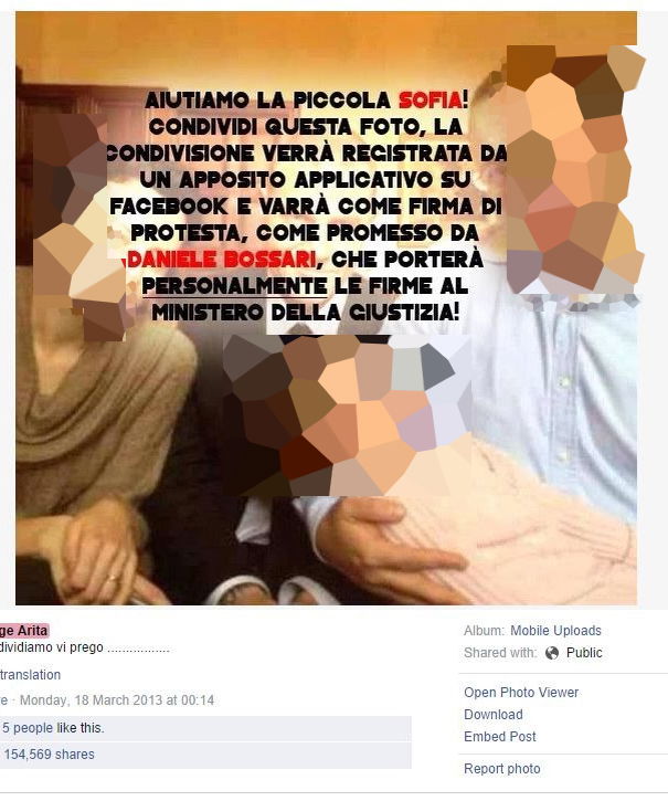 La vera storia della piccola Sofia article-post