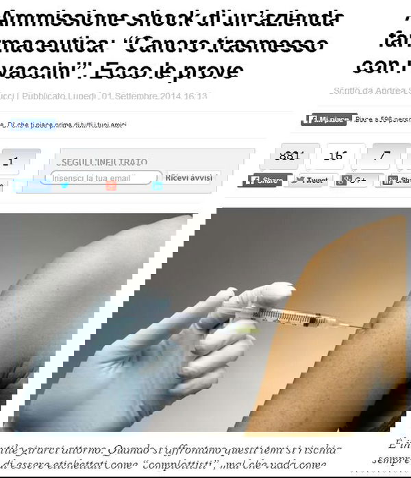 Ammissione shock di un’azienda farmaceutica…