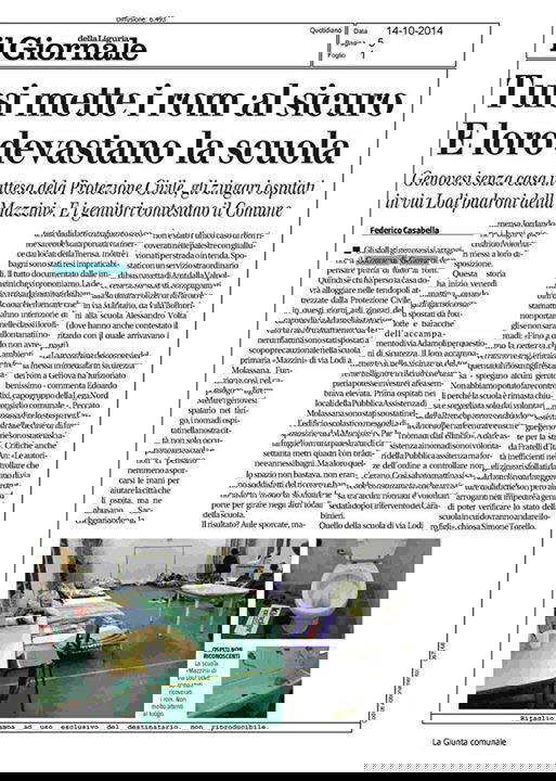 Le bufale di genova: I rom e la scuola di Via Lodi article-post