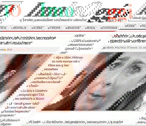 Le decapitazioni dei cristiani secondarie rispetto alle sofferenze dei musulmani