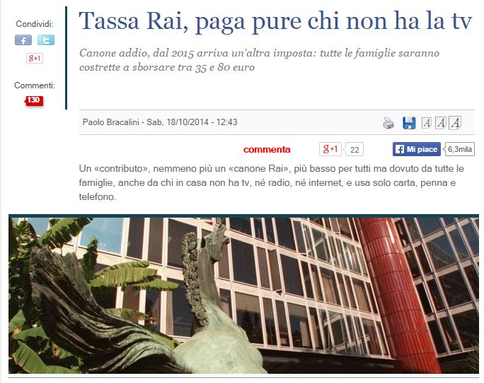 Canone o Tassa RAI? article-post