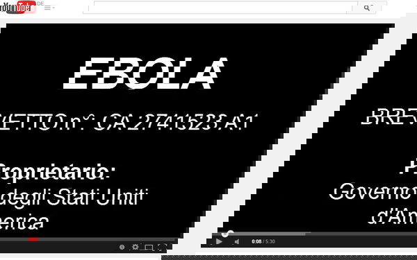Ebola once again – brevetto made in USA?