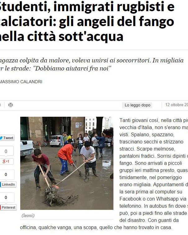 L’alluvione di Genova e gli immigrati article-post